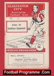 Gloucester City v Southern Command 1952 – Floodlights
