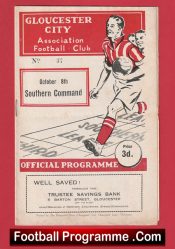 Gloucester City v Southern Command 1952 – Floodlights
