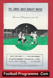 Jimmy Buist Testimonial Gloucester City 1953 – Multi Signed Autographed