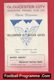 Gloucester City v Innsbruck Austria 1954