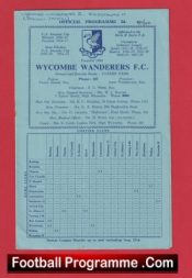 Wycombe Wanderers v Kingstonian 1959