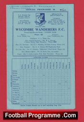 Wycombe Wanderers v Kingstonian 1959