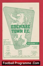 Edgeware Town v Worthing 1959