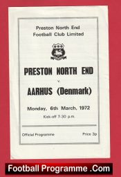 Preston North End v Aarhus 1972 – Denmark
