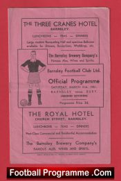 Barnsley v Bury 1951 – 1950’s Football Programme