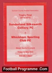 Sunderland Silksworth Colliery v Whickham Sporting Club 2015 – Durham