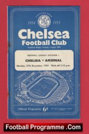 Chelsea v Arsenal 1954 – Chelsea League Champions 1954/55