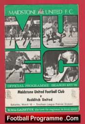 Maidstone United v Redditch United 1978