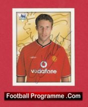Manchester United Ronny Johnson Man Utd Signed Football Card Autographed