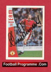 Manchester United Gary Pallister Man Utd Signed Football Card Autographed