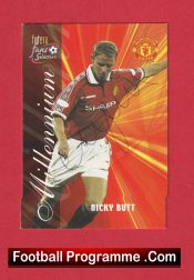 Manchester United Nicky Butt Man Utd Signed Football Card Autographed
