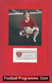 Manchester United England Bobby Charlton Autograph Signed Variety Club