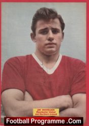 Manchester United Jimmy Nicholson Autographed Signed Picture 1962