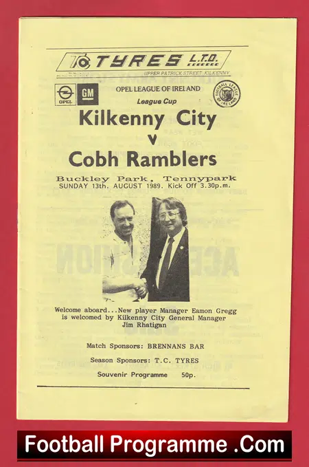 Kilkenny City v Cobh Ramblers 1989 - Ireland - Roy Keane Debut - Image 2
