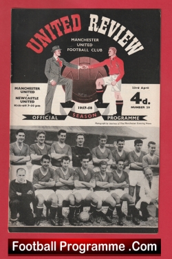  Manchester United v Wolves 1958 - Munich Season Football Programme .COM Football Programmes Memorabilia