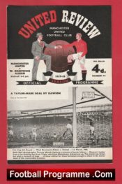 Manchester United v WBA 1958 – Munich Season