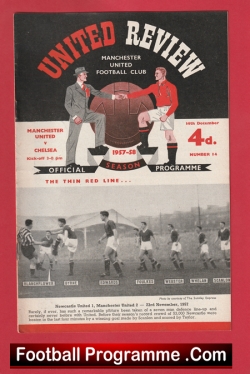  Manchester United v Leicester City 1957 - Munich Season Football Programme .COM Football Programmes Memorabilia