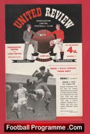 Manchester United v Leeds United 1957 – Munich Season
