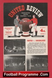 Manchester United v Charlton Athletic 1956 – Bobby Charlton First Game Debut