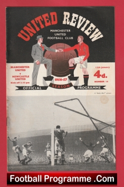  Manchester United v Chelsea 1957 Football Programme .COM Football Programmes Memorabilia