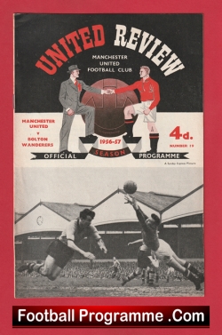  Manchester United v Anderlecht 1956 - First European Game Man Utd Football Programme .COM Football Programmes Memorabilia