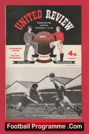 Manchester United v Bolton Wanderers 1956 – Floodlights 1st