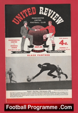  Manchester United v Anderlecht 1956 - First European Game Man Utd Football Programme .COM Football Programmes Memorabilia