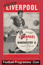 Liverpool v Manchester United 1963 – 1960s