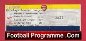 Arsenal v Manchester United 2014 – Football Ticket