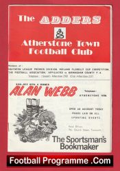 Atherstone Town v Redditch 1970s + Telford United + Geoff Hurst
