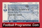 Birmingham City v Manchester United 2007 – Match Ticket