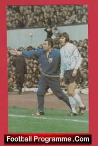 England Malcolm MacDonald Autograph Signed Picture Newcastle – Arsenal
