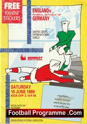 England v Germany 1989 – Schoolboys Ryan Giggs England Captain
