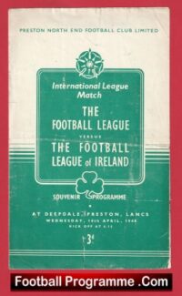 English Football League v League Of Ireland 1948 – Deepdale Preston