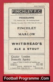 Finchley v Marlow 1946 – FA Amateur Cup