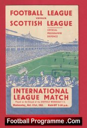 Football League v Scotland League 1951 – Sheffield Wednesday