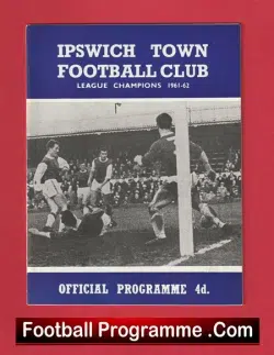 Ipswich Town v Norwich City 1964 - football programme