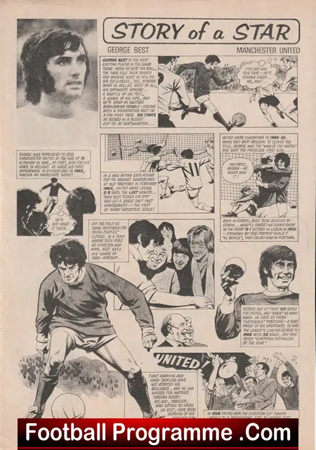 Manchester United Memorabilia Pack 1960s - George Best + Charlton Law - Image 3