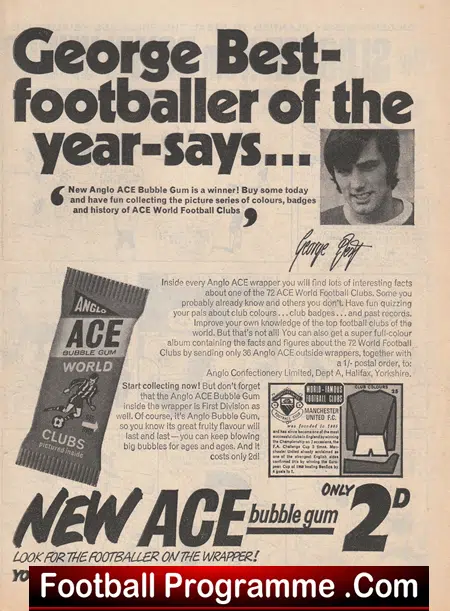 Manchester United Memorabilia Pack 1960s - George Best + Charlton Law - Image 7