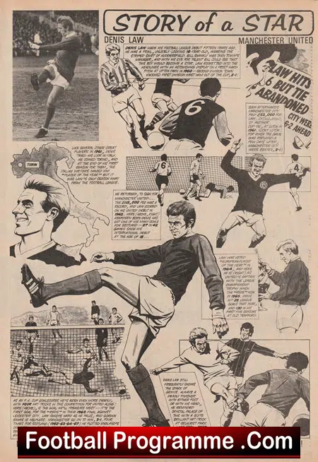 Manchester United Memorabilia Pack 1960s - George Best + Charlton Law - Image 9