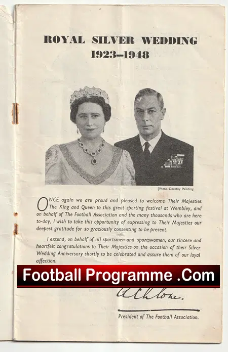 Manchester United v Blackpool 1948 - FA Cup Final Genuine 1940's - Image 3