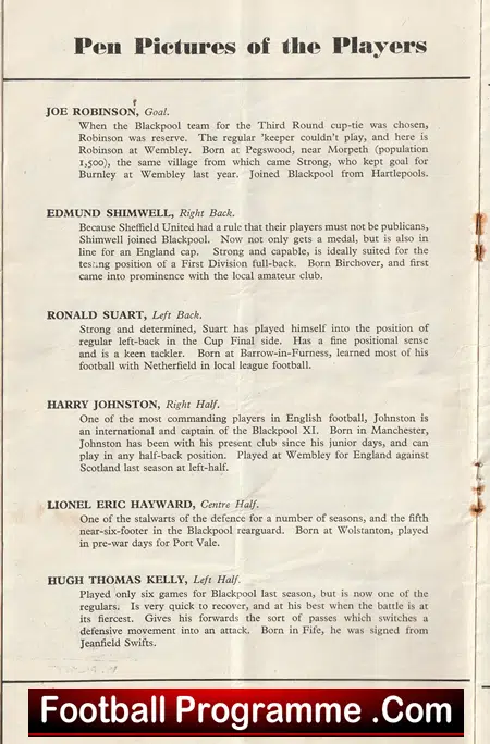 Manchester United v Blackpool 1948 - FA Cup Final Genuine 1940's - Image 5