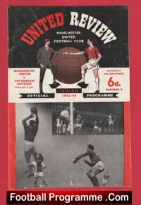 Manchester United v Tottenham 1963 – Man Utd