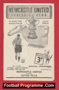 Newcastle United v Aston Villa 1952 – 1950s
