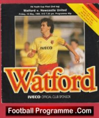 Watford v Newcastle United 1985 – Youth Cup Final Paul Gascoigne Gazza