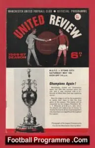 Manchester United v Stoke City 1967 – Man Utd