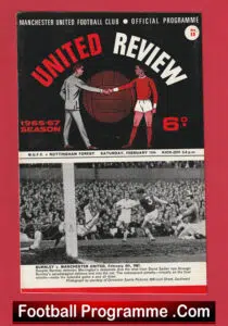 Manchester United v Nottingham Forest 1967 – Manchester Utd