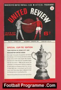 Manchester United v Stoke City 1967 – Man United
