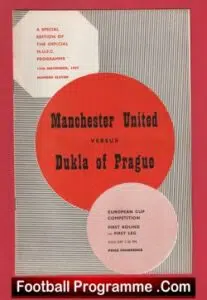 Manchester United v Dukla Prague 1957 – European Cup 57