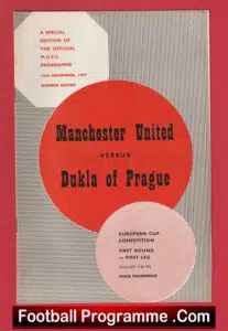 Manchester United v Dukla Prague 1957 – European Cup 57